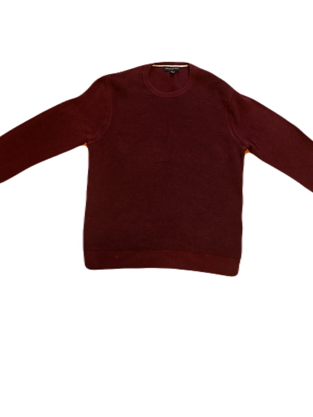 Banana Republic Men's Crewneck Sweater in Burgundy